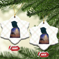 Three Wise Men Nativity Scene Ceramic Ornament Christian Jesus Faith - Wonder Print Shop