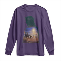 Three Wise Men Nativity Scene Long Sleeve Shirt Christian Jesus Faith - Wonder Print Shop
