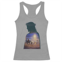 Three Wise Men Nativity Scene Racerback Tank Top Christian Jesus Faith - Wonder Print Shop