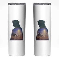 Three Wise Men Nativity Scene Skinny Tumbler Christian Jesus Faith - Wonder Print Shop