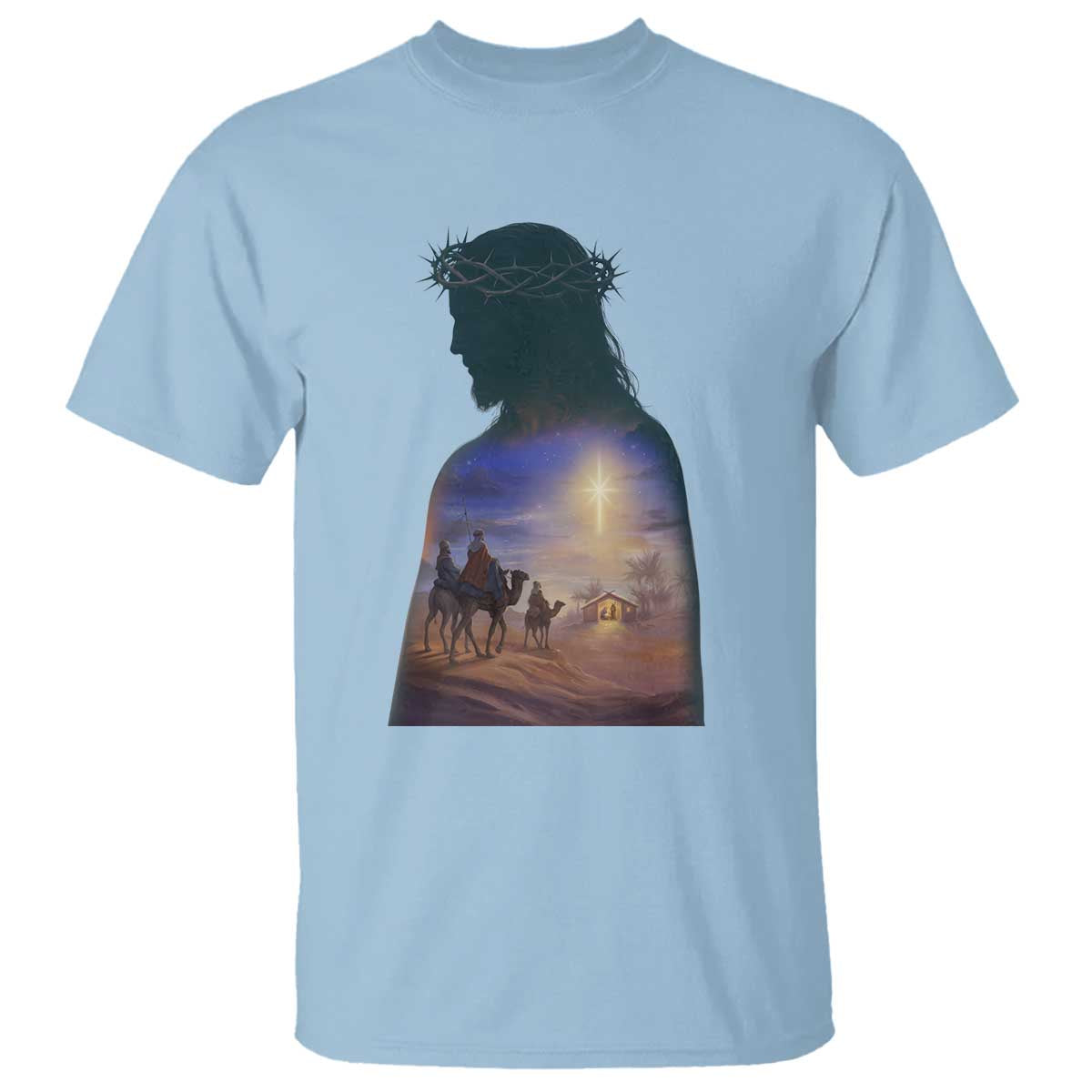 Three Wise Men Nativity Scene T Shirt Christian Jesus Faith - Wonder Print Shop