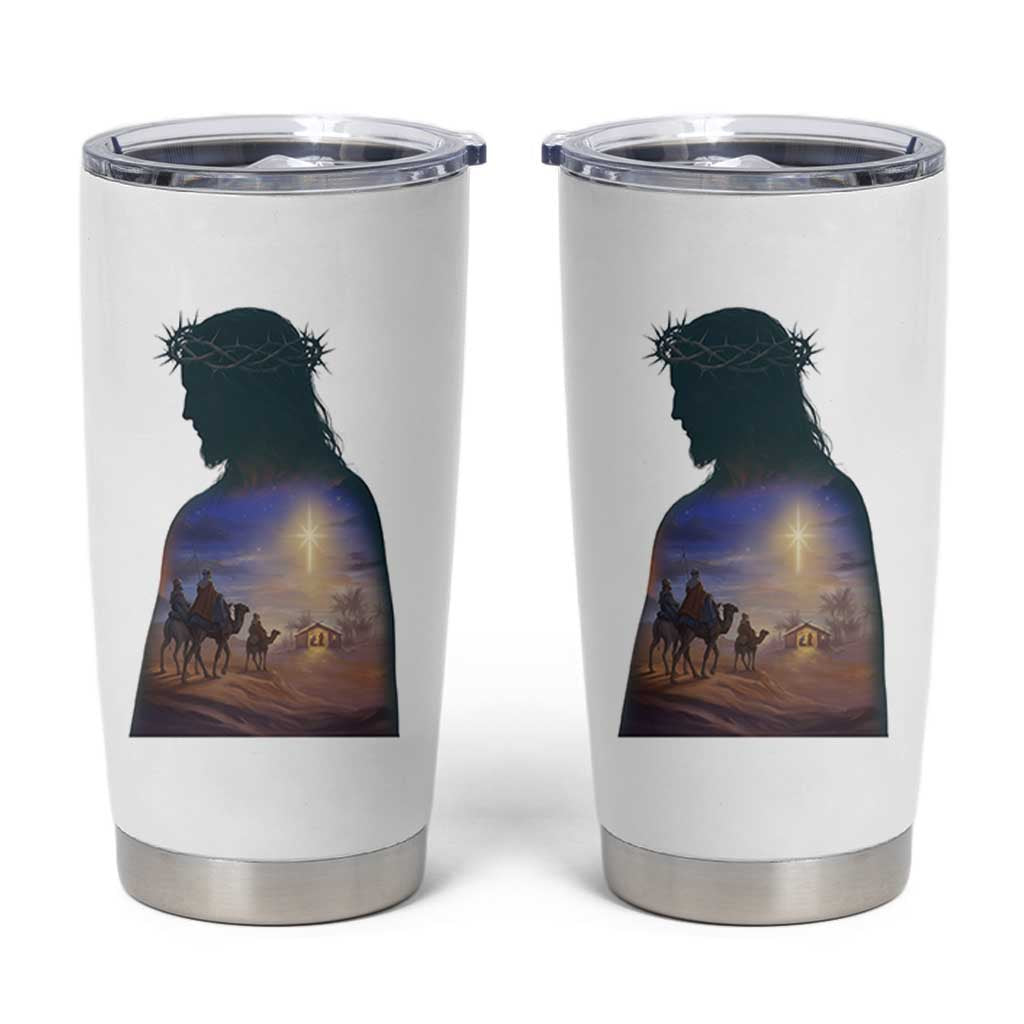 Three Wise Men Nativity Scene Tumbler Cup Christian Jesus Faith - Wonder Print Shop