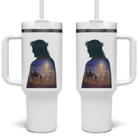 Three Wise Men Nativity Scene Tumbler With Handle Christian Jesus Faith - Wonder Print Shop