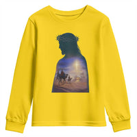 Three Wise Men Nativity Scene Youth Sweatshirt Christian Jesus Faith - Wonder Print Shop