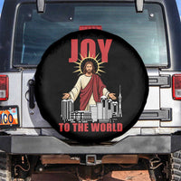 Jesus Christmas Spare Tire Cover Joy To The World Christian - Wonder Print Shop
