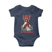 Jesus Christmas Baby Onesie Joy To The World Christian - Wonder Print Shop