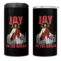 Jesus Christmas 4 in 1 Can Cooler Tumbler Joy To The World Christian - Wonder Print Shop