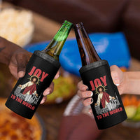 Jesus Christmas 4 in 1 Can Cooler Tumbler Joy To The World Christian - Wonder Print Shop