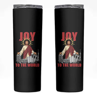 Jesus Christmas Skinny Tumbler Joy To The World Christian - Wonder Print Shop