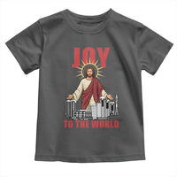 Jesus Christmas Toddler T Shirt Joy To The World Christian - Wonder Print Shop