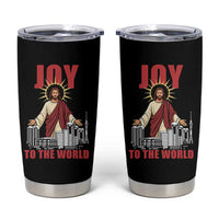 Jesus Christmas Tumbler Cup Joy To The World Christian - Wonder Print Shop