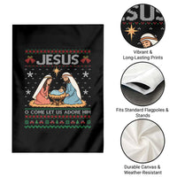 Nativity Scene Christmas Garden Flag Baby Jesus Christian Xmas - Wonder Print Shop