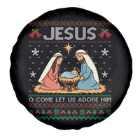 Nativity Scene Christmas Spare Tire Cover Baby Jesus Christian Xmas - Wonder Print Shop