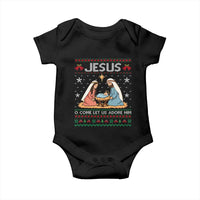 Nativity Scene Christmas Baby Onesie Baby Jesus Christian Xmas - Wonder Print Shop