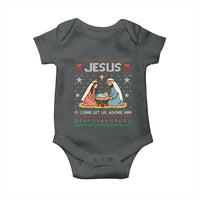 Nativity Scene Christmas Baby Onesie Baby Jesus Christian Xmas - Wonder Print Shop