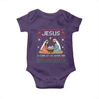 Nativity Scene Christmas Baby Onesie Baby Jesus Christian Xmas - Wonder Print Shop