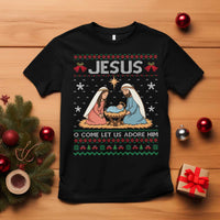 Nativity Scene Christmas T Shirt Baby Jesus Christian Xmas - Wonder Print Shop