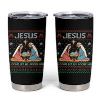 Nativity Scene Christmas Tumbler Cup Baby Jesus Christian Xmas - Wonder Print Shop