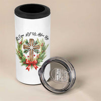 Cross Christmas 4 in 1 Can Cooler Tumbler O Come Let Us Adove Him - Wonder Print Shop