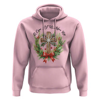 Cross Christmas Hoodie O Come Let Us Adove Him - Wonder Print Shop