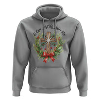 Cross Christmas Hoodie O Come Let Us Adove Him - Wonder Print Shop