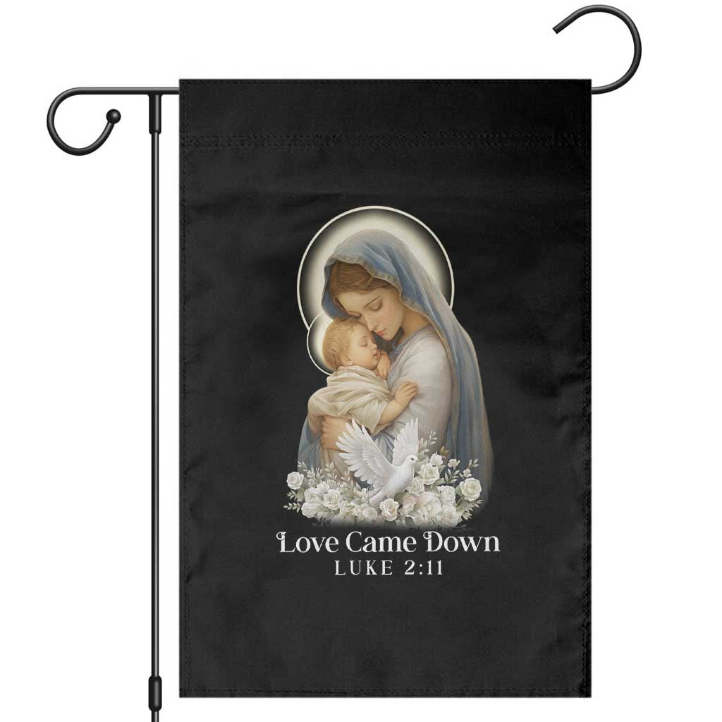 Christian Christmas Garden Flag Love Came Down Luke 2:11 - Wonder Print Shop