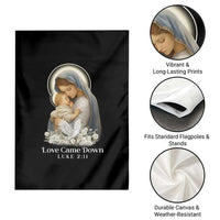 Christian Christmas Garden Flag Love Came Down Luke 2:11 - Wonder Print Shop
