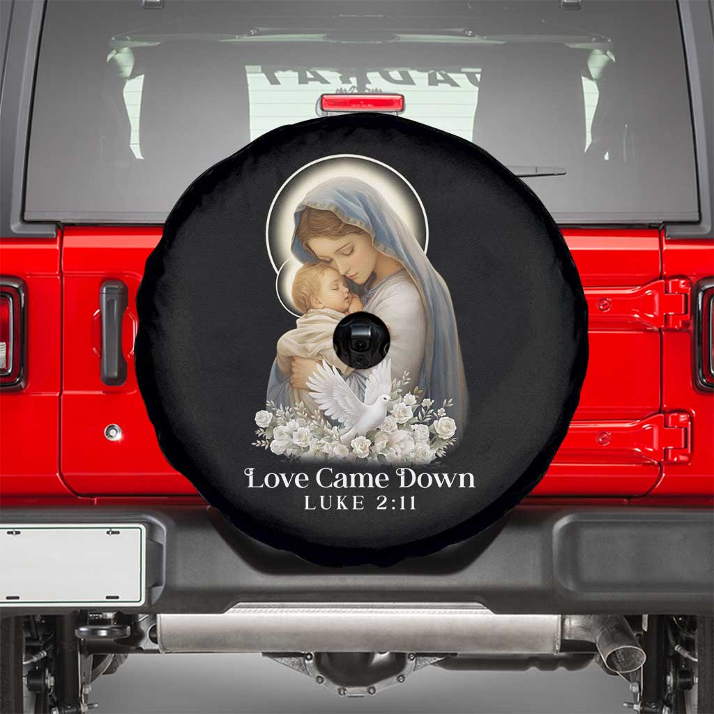 Christian Christmas Spare Tire Cover Love Came Down Luke 2:11 - Wonder Print Shop