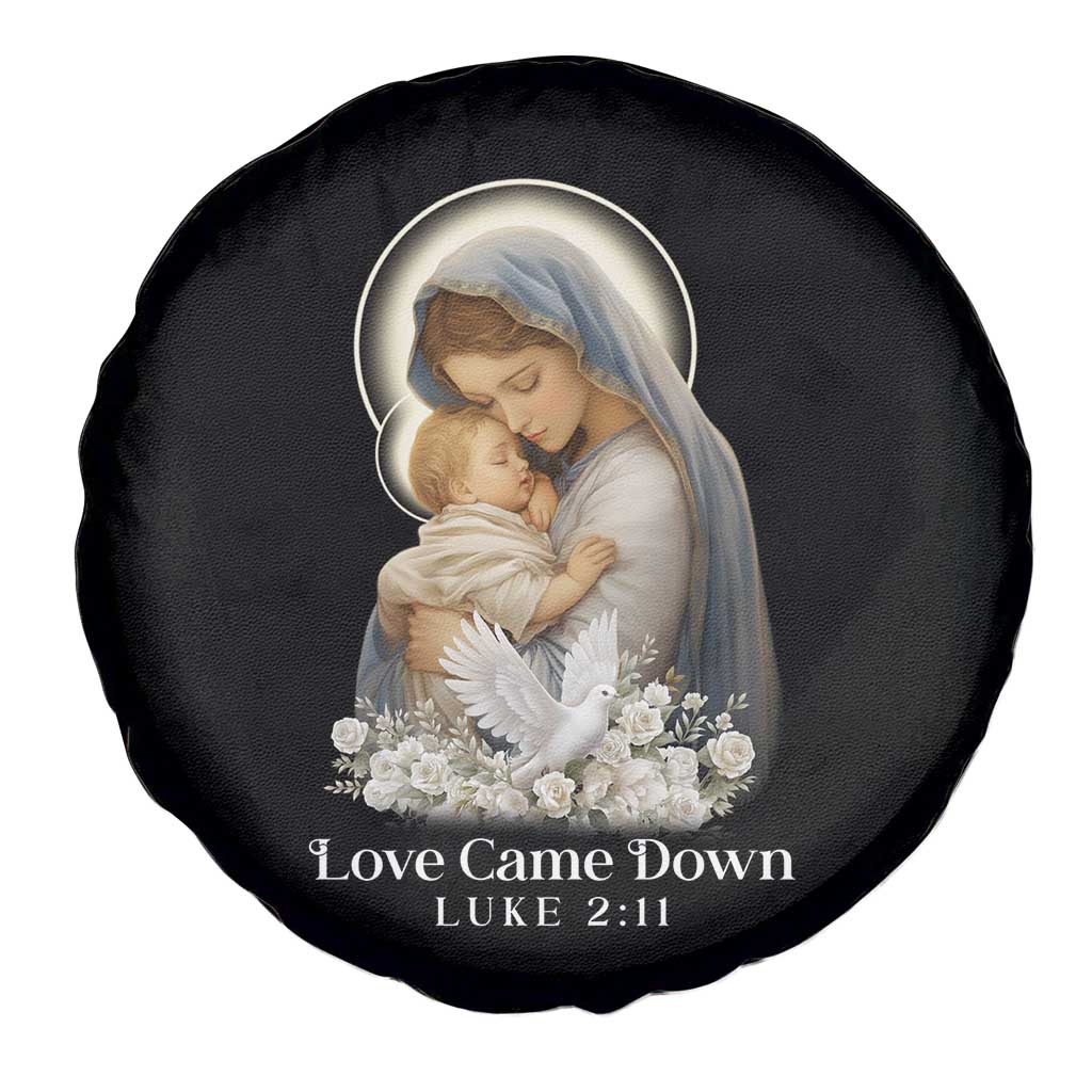 Christian Christmas Spare Tire Cover Love Came Down Luke 2:11 - Wonder Print Shop