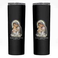 Christian Christmas Skinny Tumbler Love Came Down Luke 2:11 - Wonder Print Shop