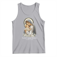 Christian Christmas Tank Top Love Came Down Luke 2:11 - Wonder Print Shop