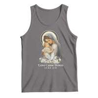 Christian Christmas Tank Top Love Came Down Luke 2:11 - Wonder Print Shop