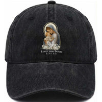 Christian Christmas Washed Cotton Baseball Cap Love Came Down Luke 2:11