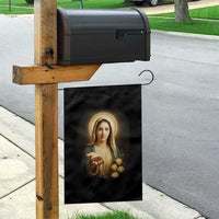 Virgin Mary Maria Garden Flag Catholic Christian Faith - Wonder Print Shop