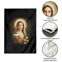 Virgin Mary Maria Garden Flag Catholic Christian Faith - Wonder Print Shop