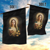 Virgin Mary Maria Garden Flag Catholic Christian Faith - Wonder Print Shop