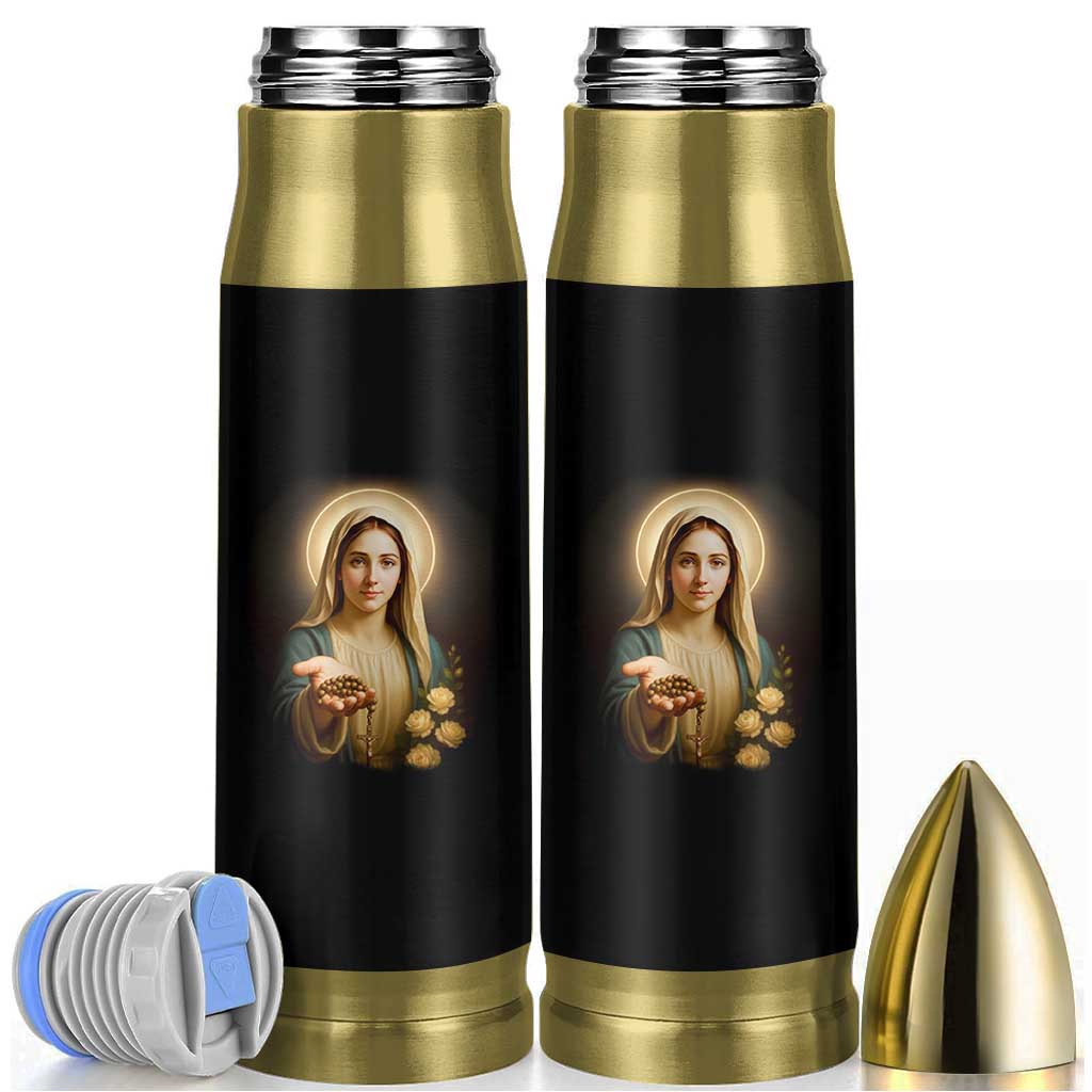 Virgin Mary Maria Bullet Tumbler Catholic Christian Faith - Wonder Print Shop