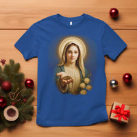 Virgin Mary Maria T Shirt Catholic Christian Faith - Wonder Print Shop
