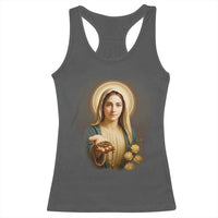 Virgin Mary Maria Racerback Tank Top Catholic Christian Faith - Wonder Print Shop