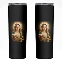 Virgin Mary Maria Skinny Tumbler Catholic Christian Faith - Wonder Print Shop