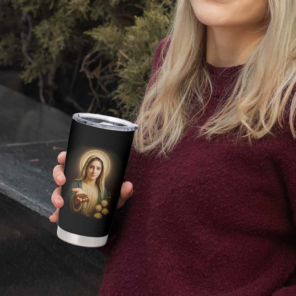Virgin Mary Maria Tumbler Cup Catholic Christian Faith - Wonder Print Shop