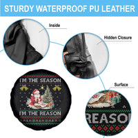 Jesus Christmas Spare Tire Cover Santa With Jesus Baby Reason Xmas - Wonder Print Shop