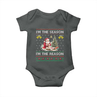 Jesus Christmas Baby Onesie Santa With Jesus Baby Reason Xmas - Wonder Print Shop