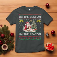 Jesus Christmas T Shirt Santa With Jesus Baby Reason Xmas - Wonder Print Shop