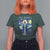 Virgin Mary Starry Night T Shirt For Women Mother of Christ Catholic - Wonder Print Shop