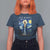 Virgin Mary Starry Night T Shirt For Women Mother of Christ Catholic - Wonder Print Shop