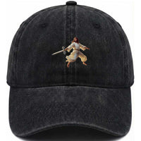 Funny Fencing Jesus Washed Cotton Baseball Cap Combat Sport Christan Lover