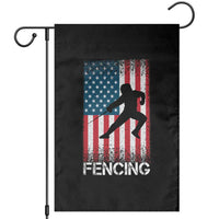 American Flag Fencing USA Patriotic Garden Flag - Wonder Print Shop