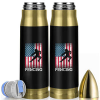 American Flag Fencing USA Patriotic Bullet Tumbler
