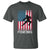 American Flag Fencing USA Patriotic T Shirt - Wonder Print Shop
